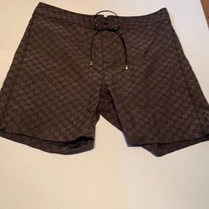 Men’s Gucci Double G Swim Trunks XL